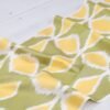 Ikat Fabric Green Yellow