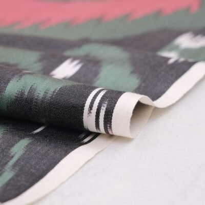 Alternative view of Green Dress Silk Fabric
