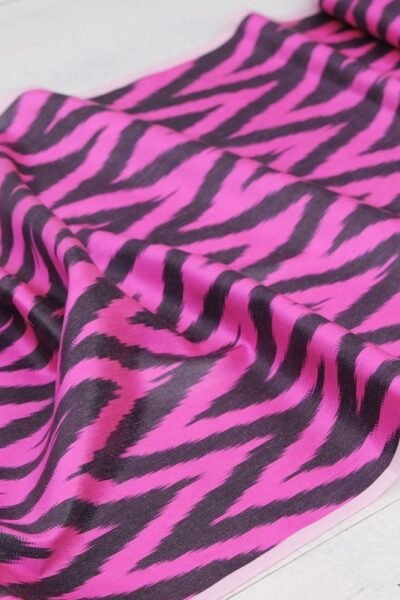 Ikat Fabric Magenta Purple