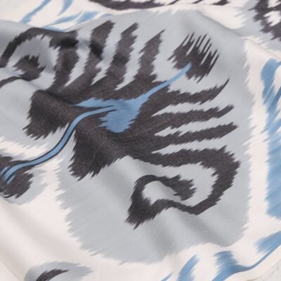 Alternative view of Ikat Fabric Black Power Pattern