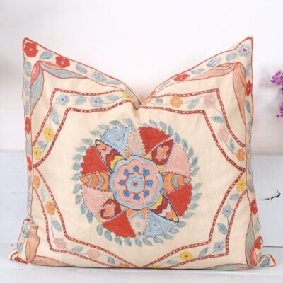 Suzani Embroidery Pillow Case