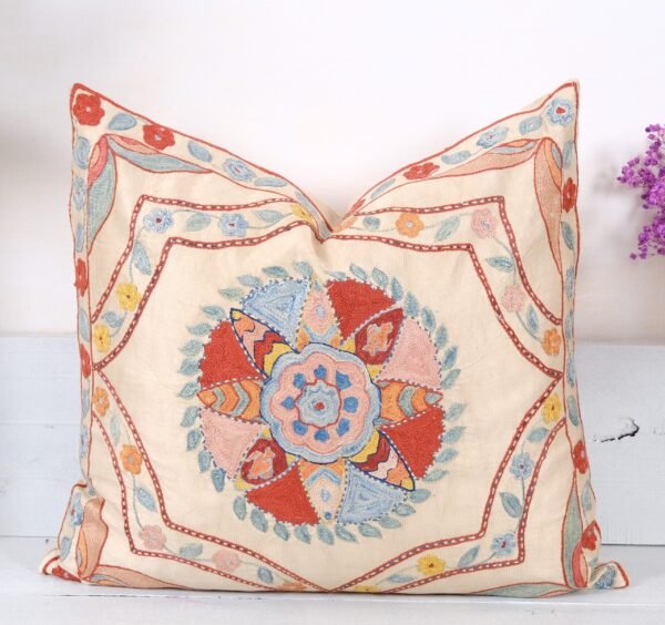 Suzani Embroidery Pillow Case