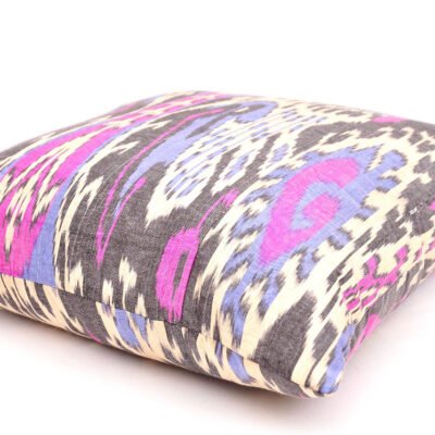 Alternative view of Lumbar Throw Pillow Ikat Cover
