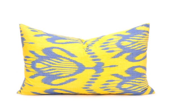 Yellow Silk Cushion Cover