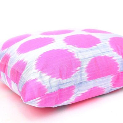 Alternative view of Hot Pink Polka Dot Throw Pillow