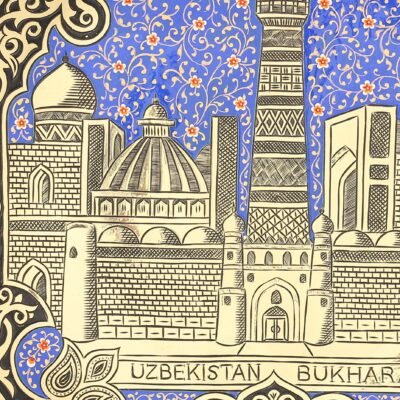 Alternative view of Antique Moroccan Copper Brass Tray