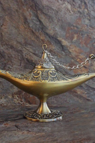 Metal Zinc Alloy vintage Aladdin Lamp Decor