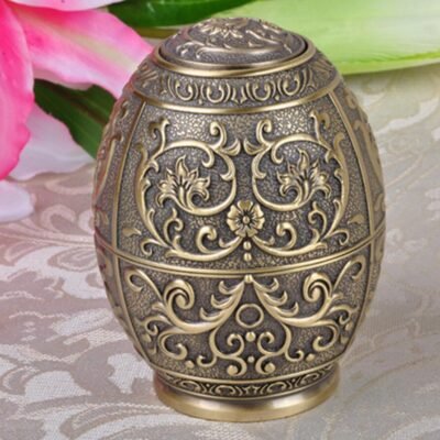 Alternative view of Copper Toothpick Box Retro Craft Decoration