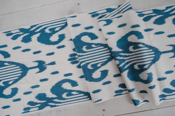Blue Ocean Ikat Fabric