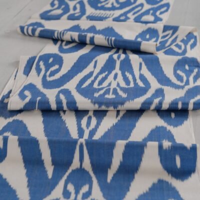 Alternative view of Sapphire Ikat Cotton Fabric