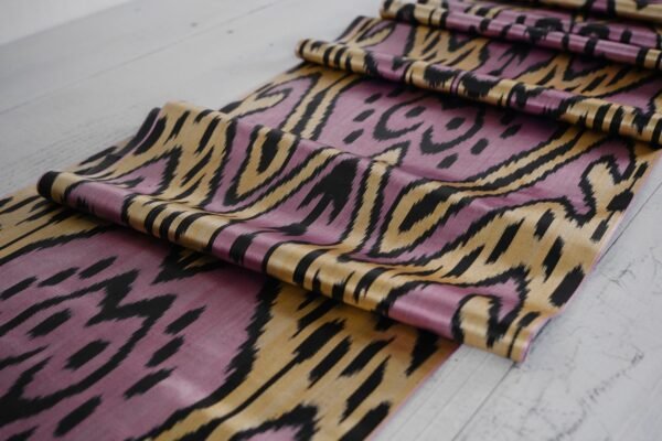 Pastel Colored Ikat Pattern Fabric