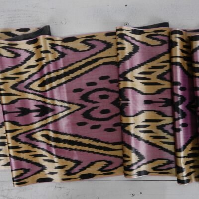 Alternative view of Pastel Colored Ikat Pattern Fabric
