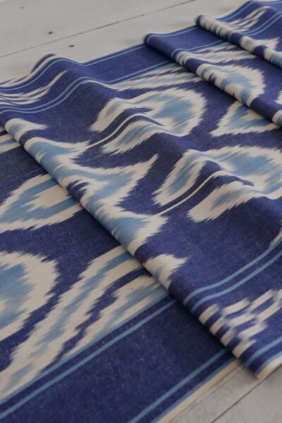 Blue Organic Cotton Fabric