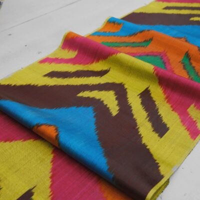 Alternative view of Rainbow Handloom Fabric