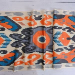 Sunrise Ikat textile Silk/Cotton