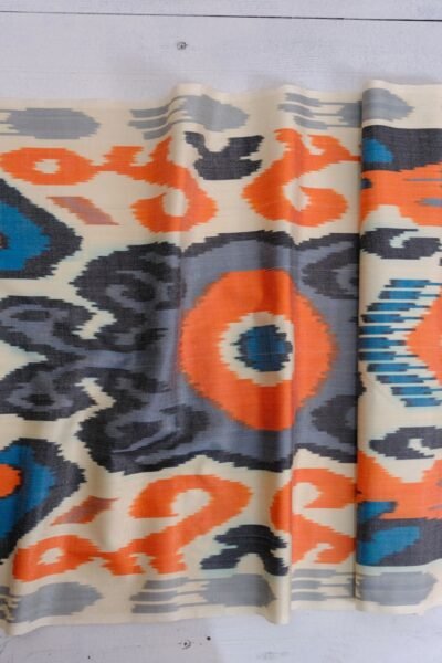 Sunrise Ikat textile Silk/Cotton