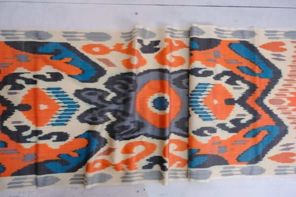 Sunrise Ikat textile Silk/Cotton