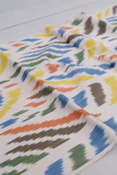 Elizabeth Multicolor Ikat Fabric