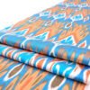 "Soft Brightness" Silk ikat fabric