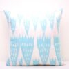 Indoor Outdoor Blue Family Pillow