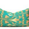 Lumbar Ikat Pillowcase Blue-Green