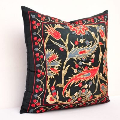 Alternative view of Uzbek Suzani Couch Pillow