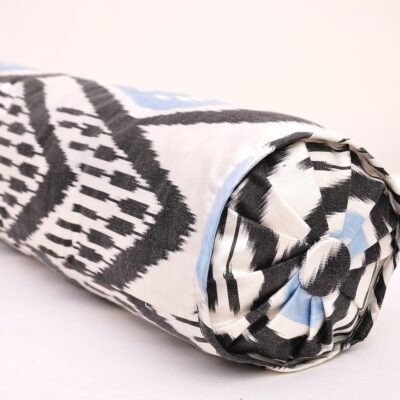 Alternative view of Diamond Bolster Silk Ikat Pillow