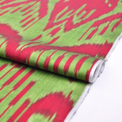 Alternative view of Handmade Oriental Ikat Fabric