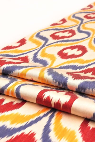 Silk Ikat Fabric by the yard