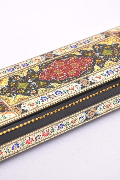 Ornamental Wooden Lacquer Jewellery Box