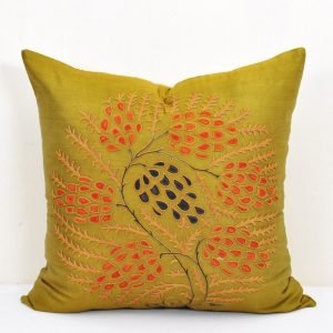 Eclectic Olive Bohemian Pillow