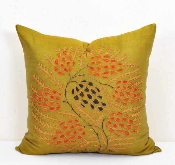 Eclectic Olive Bohemian Pillow
