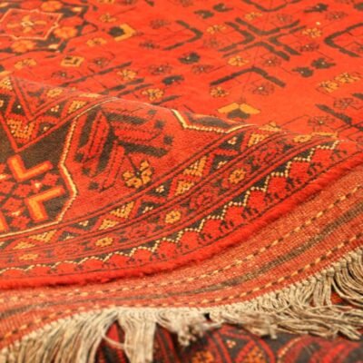 Alternative view of Bukhara hand woven rug