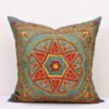 Denim blue suzani pillow