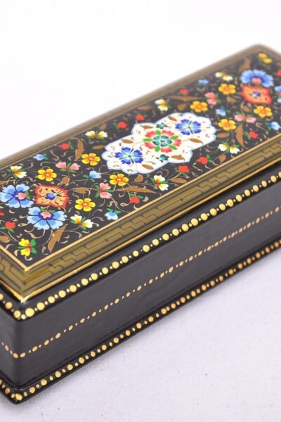 Lacquered Box Oriental Ornamental