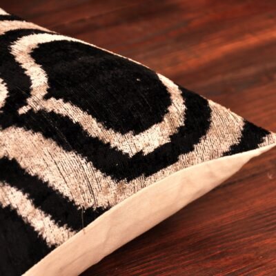 Alternative view of Black Redux Velvet Cushion