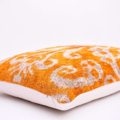 Alternative view of Yellow Velvet Lumbar Sofa Pillow Case