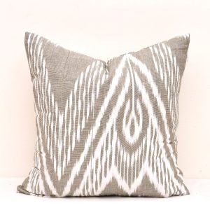 Ikat pattern cushions for home decor