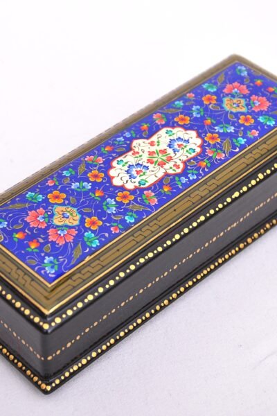 Blue Ornate Jewellery Box