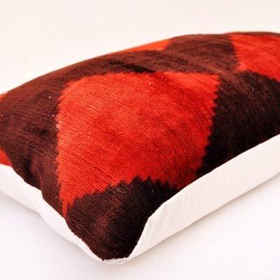 Alternative view of Red Decorative Throw Pillow