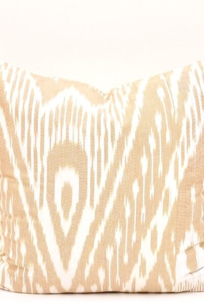 Ikat Pillow Peach Cover 20 x 20 inch