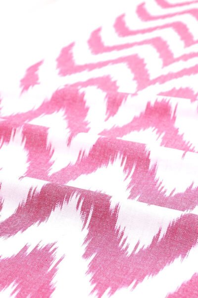 Zigzag Design Cotton Ikat Fabric