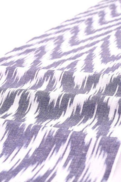 Grape violet Ikat Cotton Textile