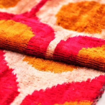 Alternative view of Designer Ikat Velvet Fabric