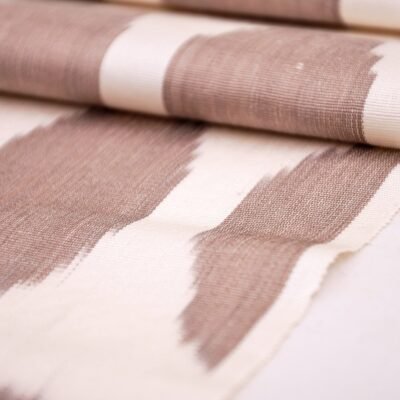 Alternative view of Polka Dot Ikat Fabric Brown