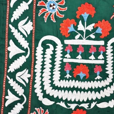 Alternative view of Samarkand Green Suzani Embroidery