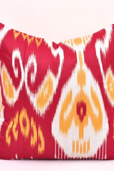 Red Organic Cotton Silk Pillow Case