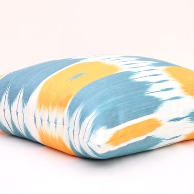 Alternative view of Blue Yellow Classic Home Decor Pillow