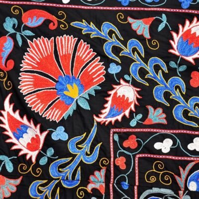 Alternative view of Handmade Silk Embroidery Bedspread