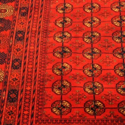 Alternative view of Nice Afghan Turkman Hand Knotted Rug